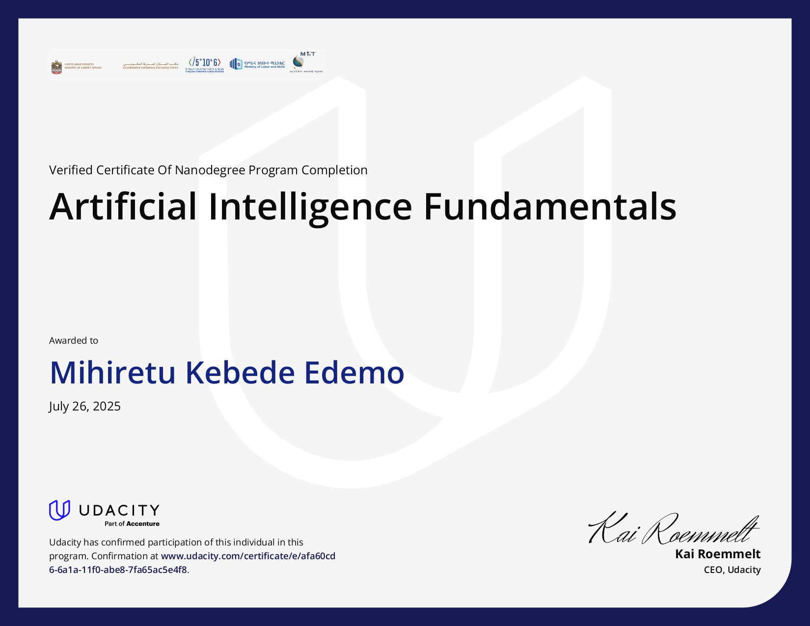 Certificate 11