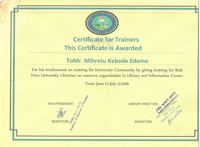 Certificate 3