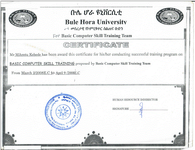 Certificate 5